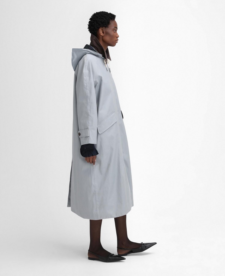 barbour the edit by alexa natalie wodoodporna kurtka samochodowa
