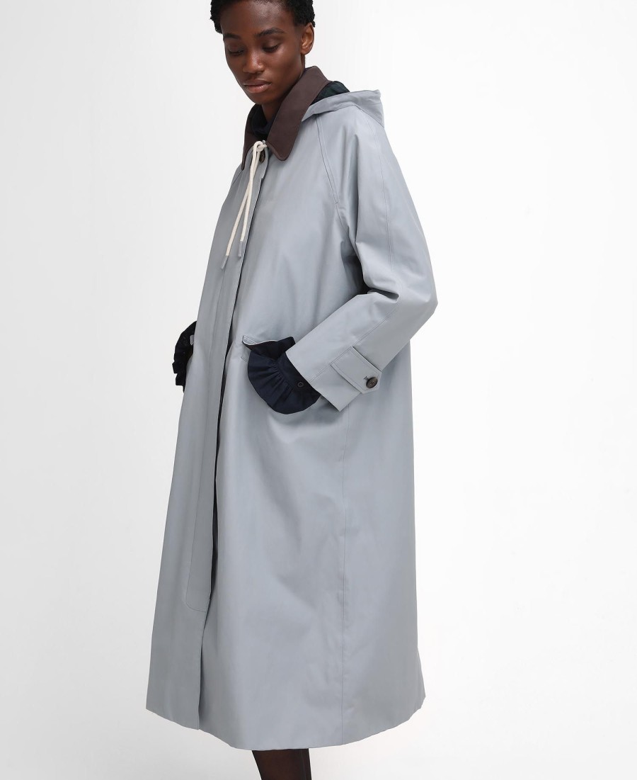 barbour the edit by alexa natalie wodoodporna kurtka samochodowa
