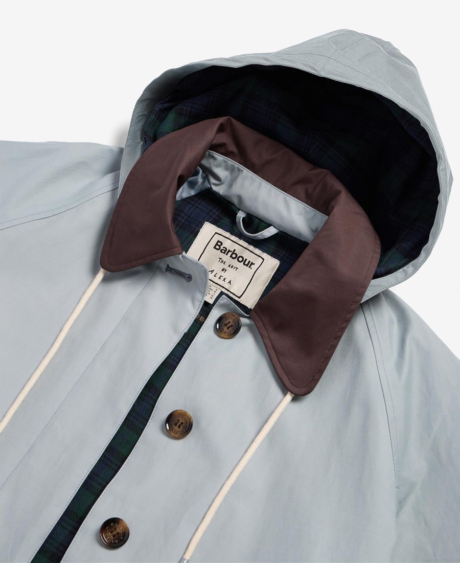 barbour the edit by alexa natalie wodoodporna kurtka samochodowa