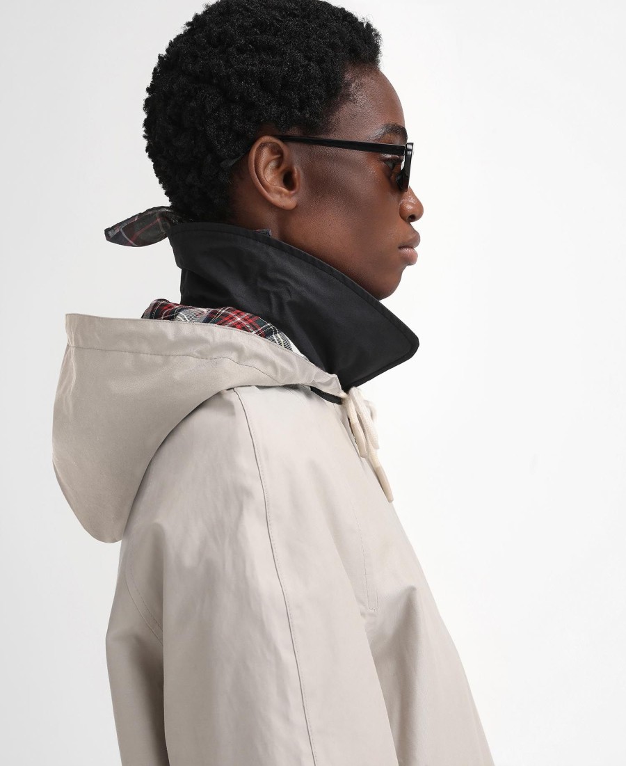 barbour the edit by alexa natalie wodoodporna kurtka samochodowa