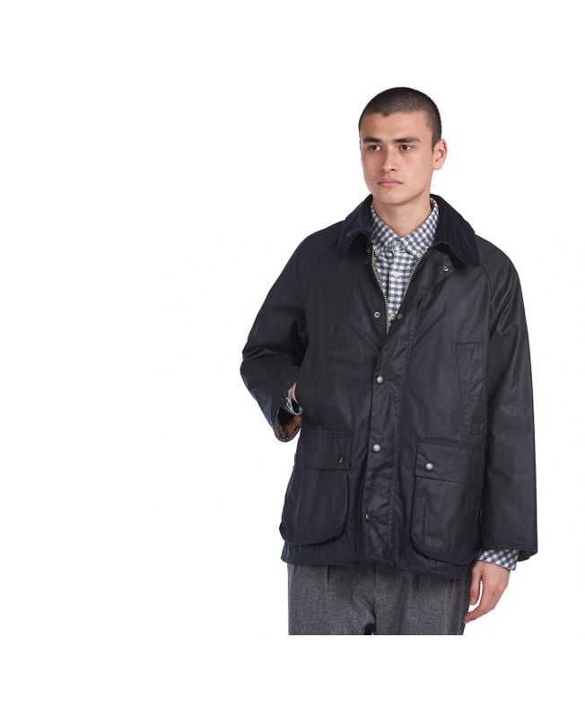 kurtka woskowana barbour bedale oversized
