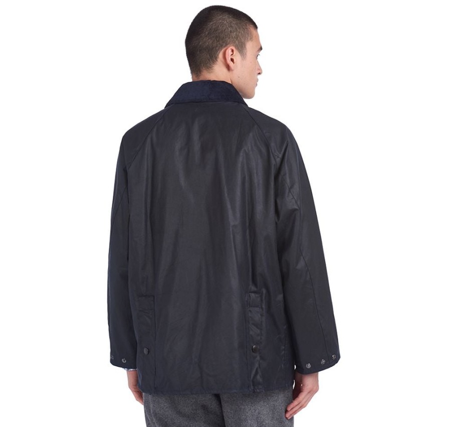 kurtka woskowana barbour bedale oversized