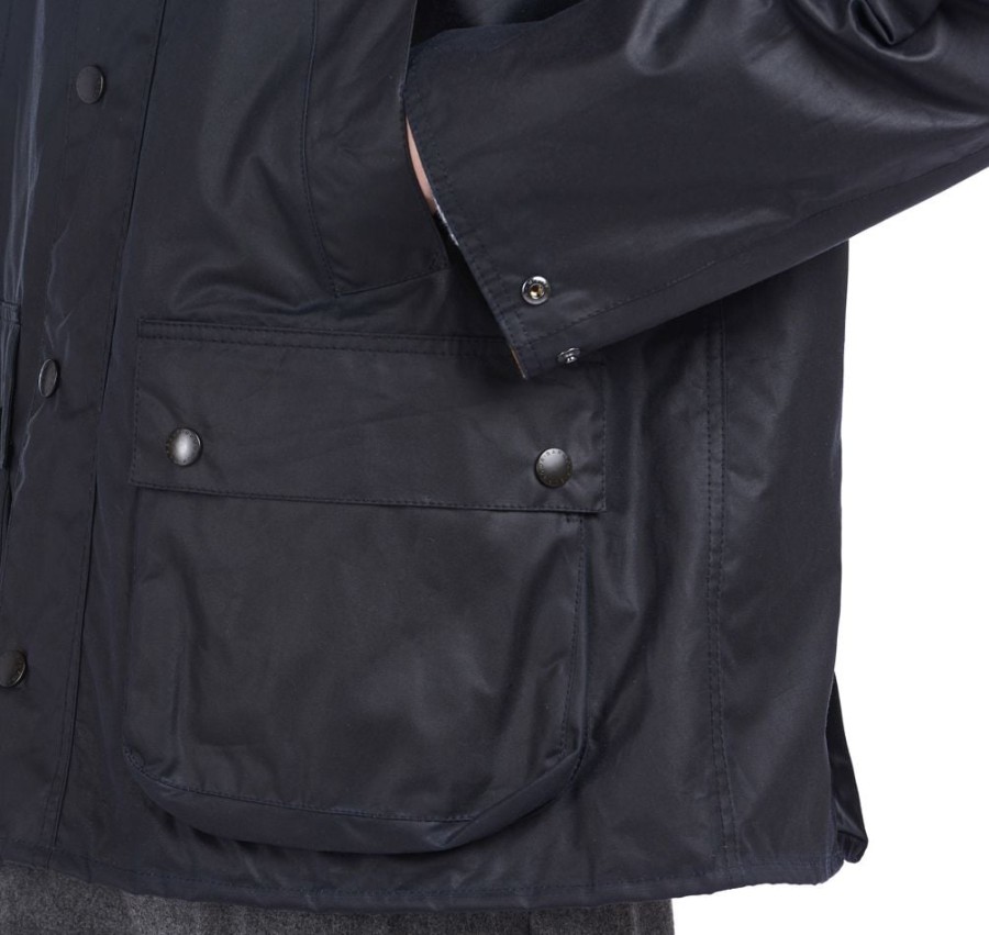 kurtka woskowana barbour bedale oversized