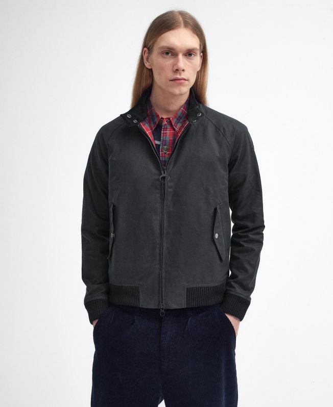 kurtka harrington barbour x baracuta porton wax