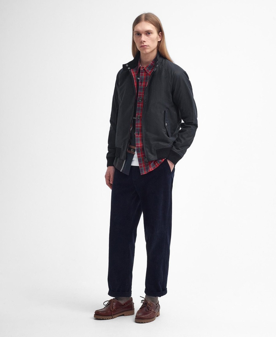 kurtka harrington barbour x baracuta porton wax