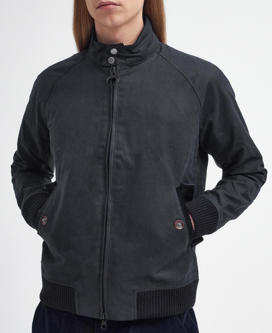 kurtka harrington barbour x baracuta porton wax