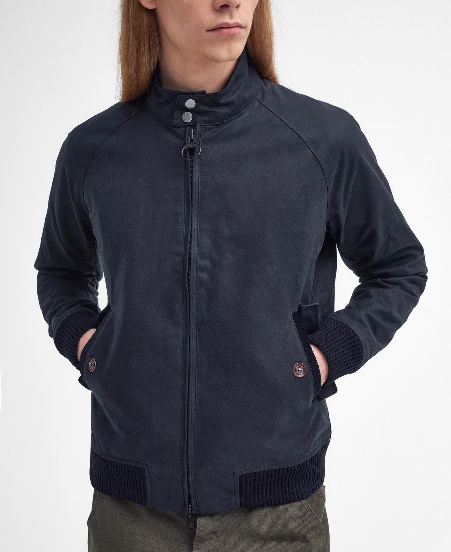 kurtka harrington barbour x baracuta porton wax