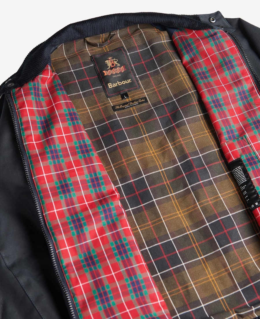 kurtka harrington barbour x baracuta porton wax