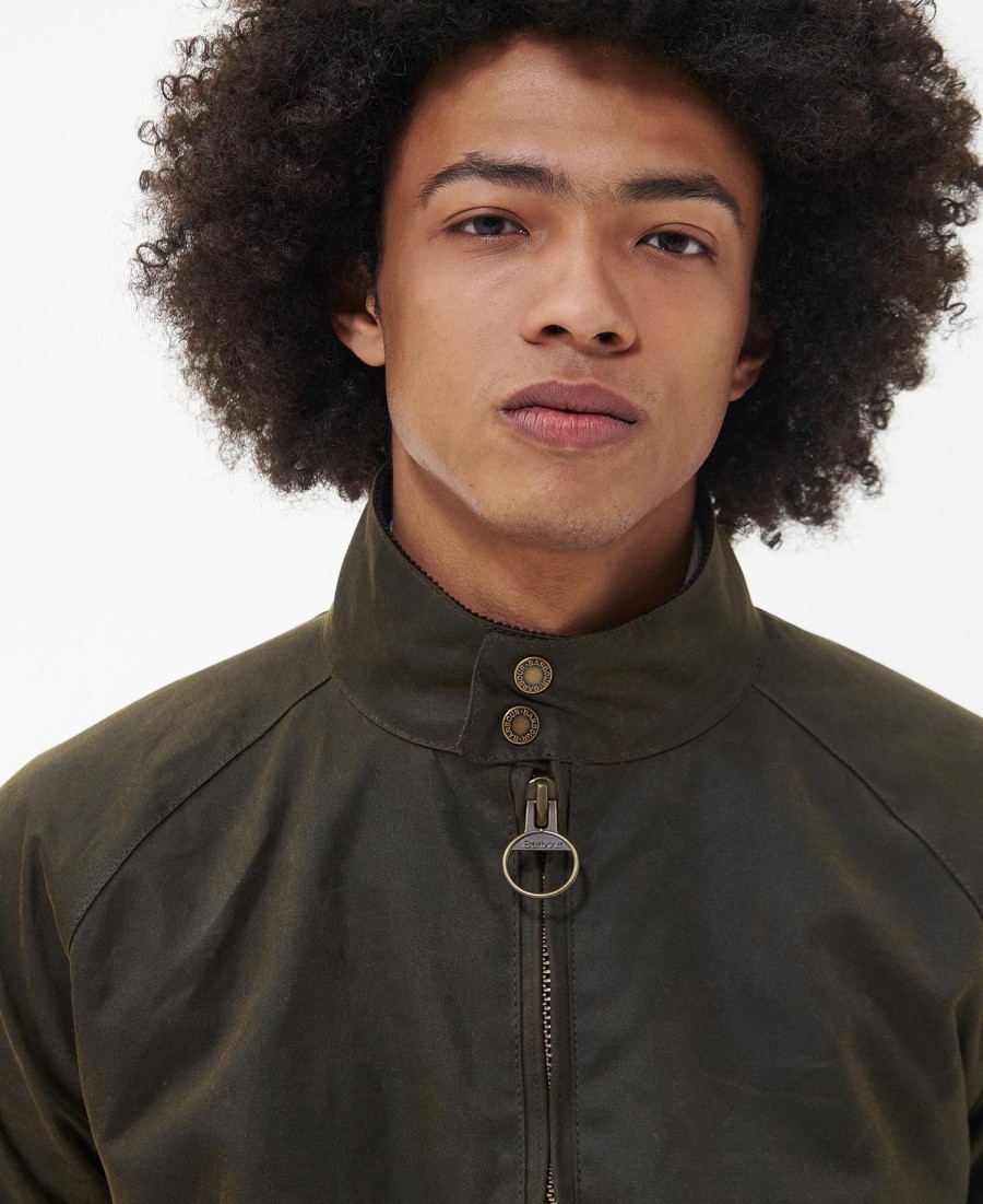 kurtka harrington barbour x baracuta porton wax