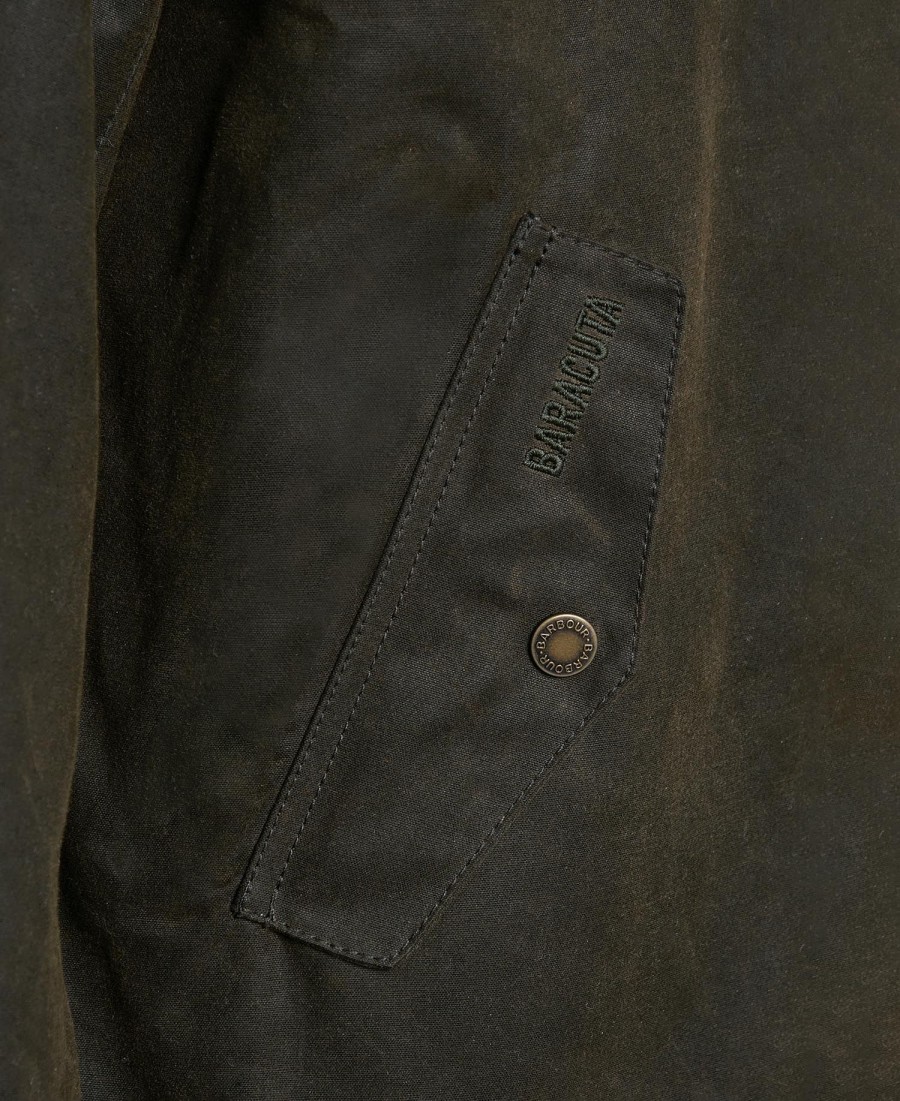 kurtka harrington barbour x baracuta porton wax