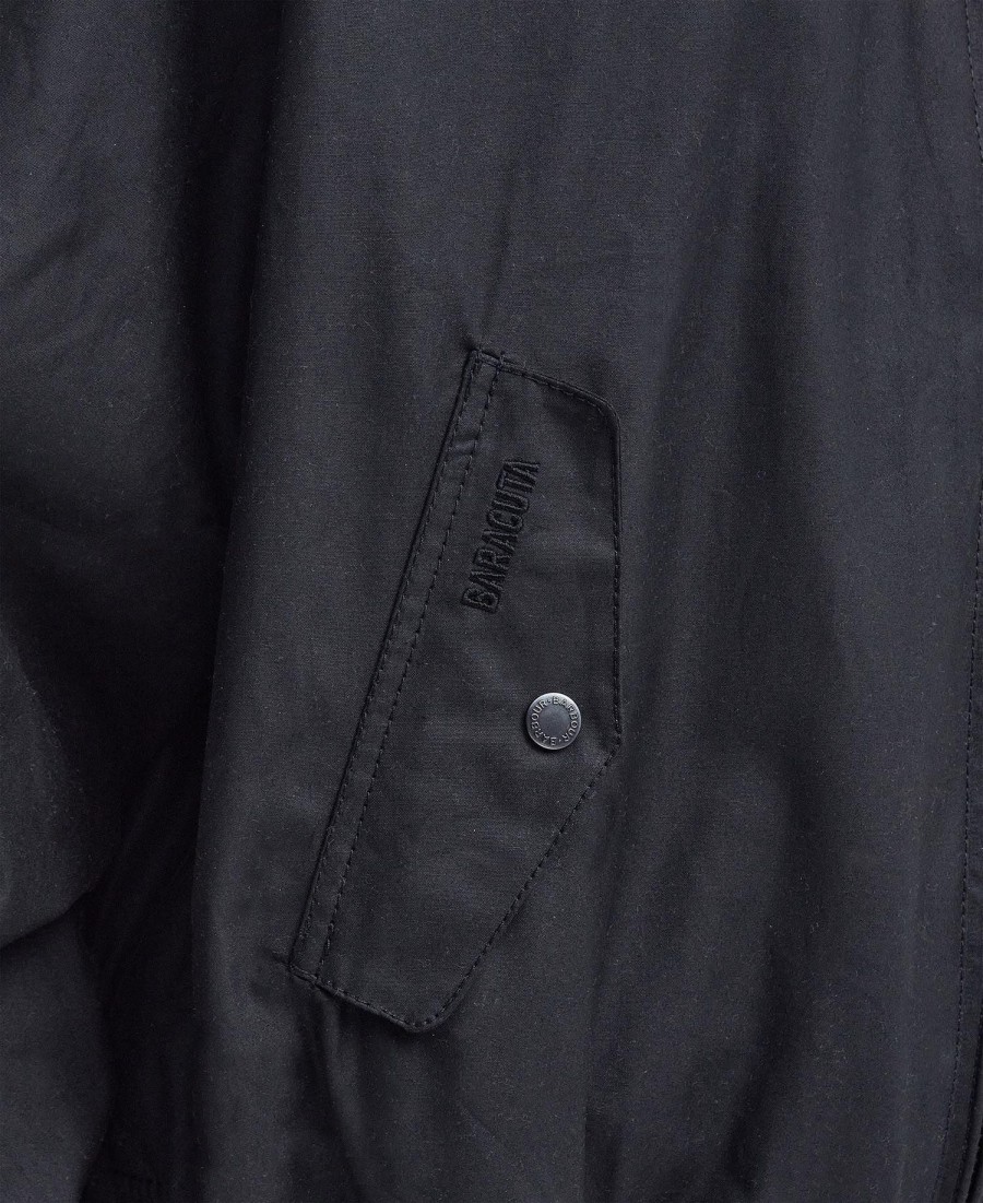 woskowana kurtka harrington barbour x baracute ma-1