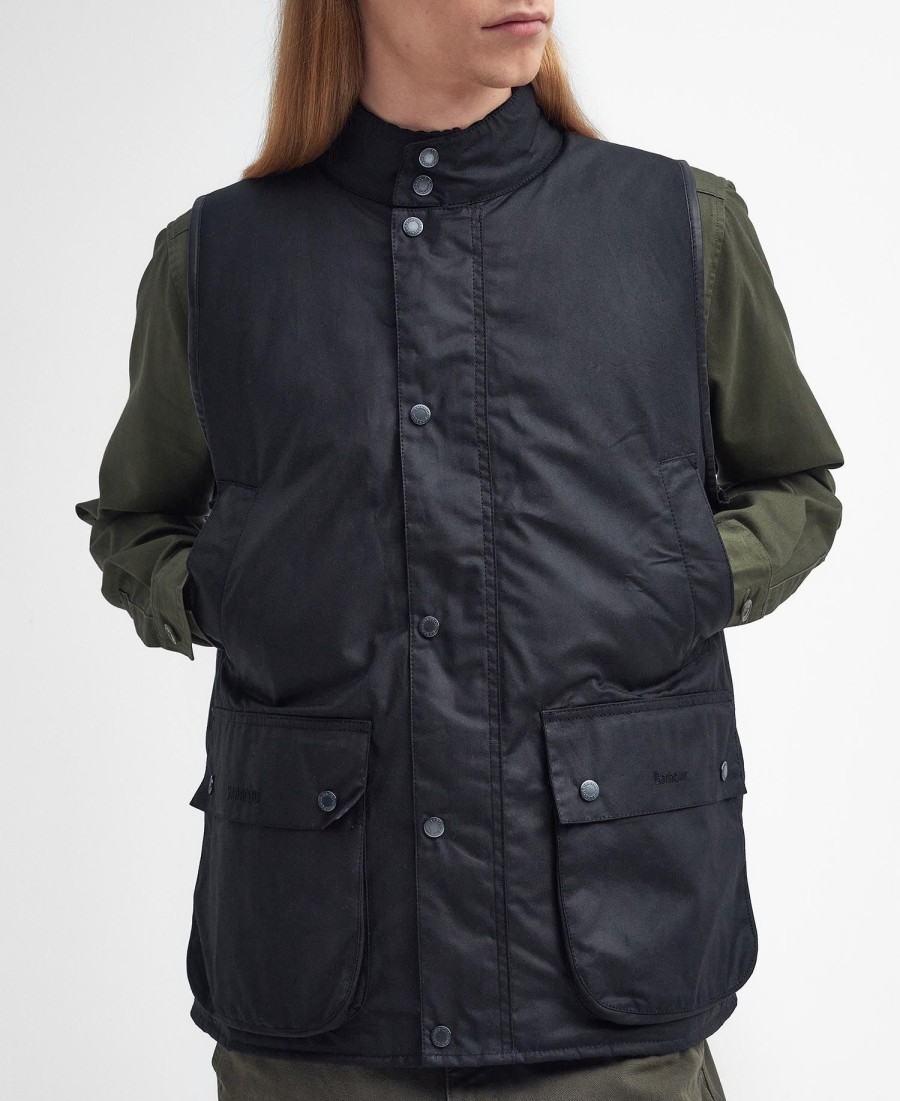 barbour x baracuta oversized woskowana kamizelka