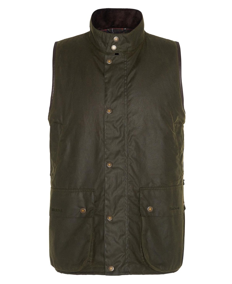 barbour x baracuta oversized woskowana kamizelka