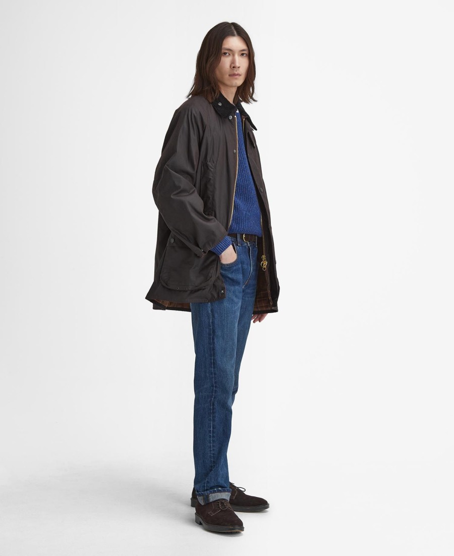kurtka woskowa beaufort oversized