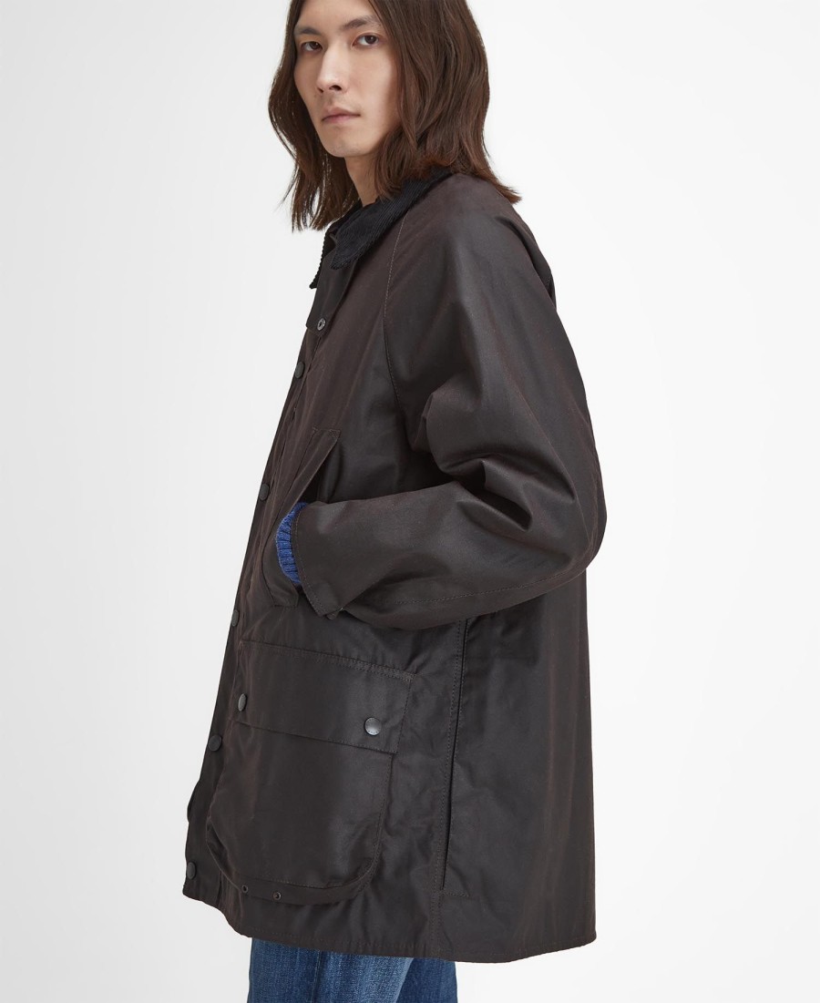 kurtka woskowa beaufort oversized