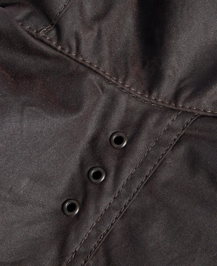 kurtka woskowa beaufort oversized
