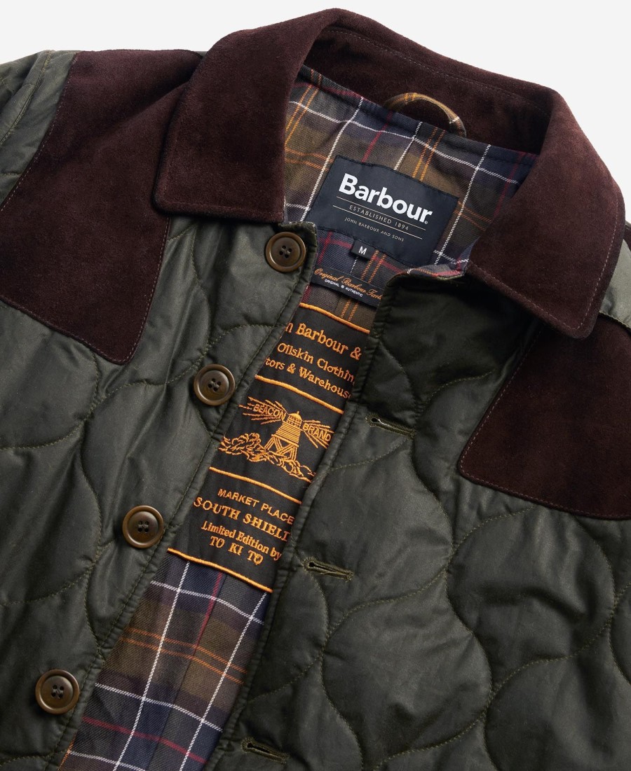 kurtka woskowana barbour x to ki to quilted
