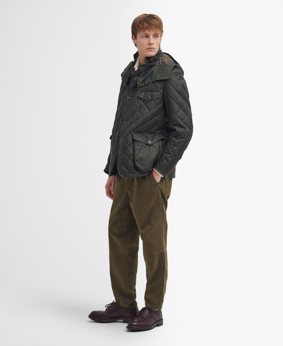 kurtka woskowana barbour x to ki to driving quilted
