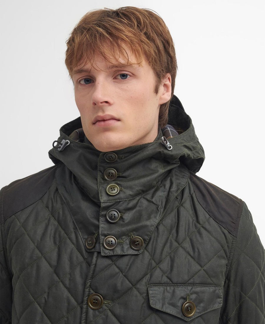 kurtka woskowana barbour x to ki to driving quilted