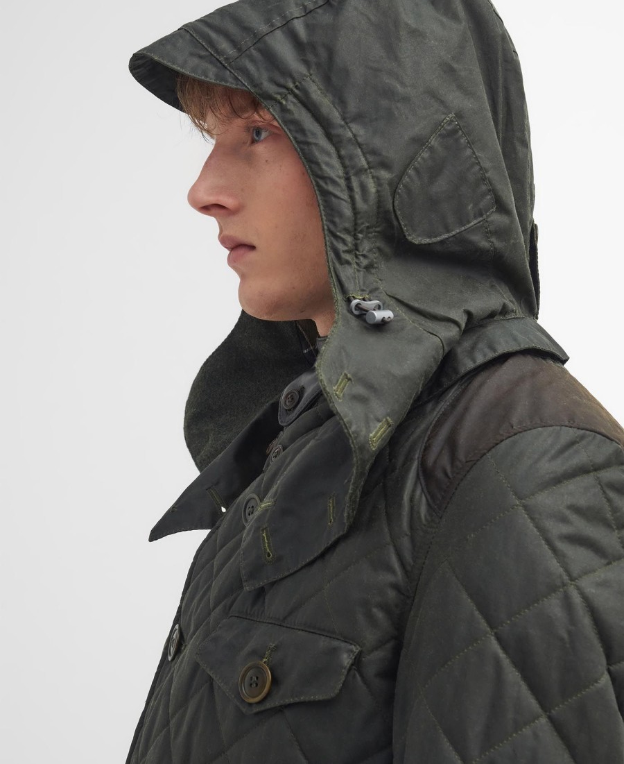 kurtka woskowana barbour x to ki to driving quilted