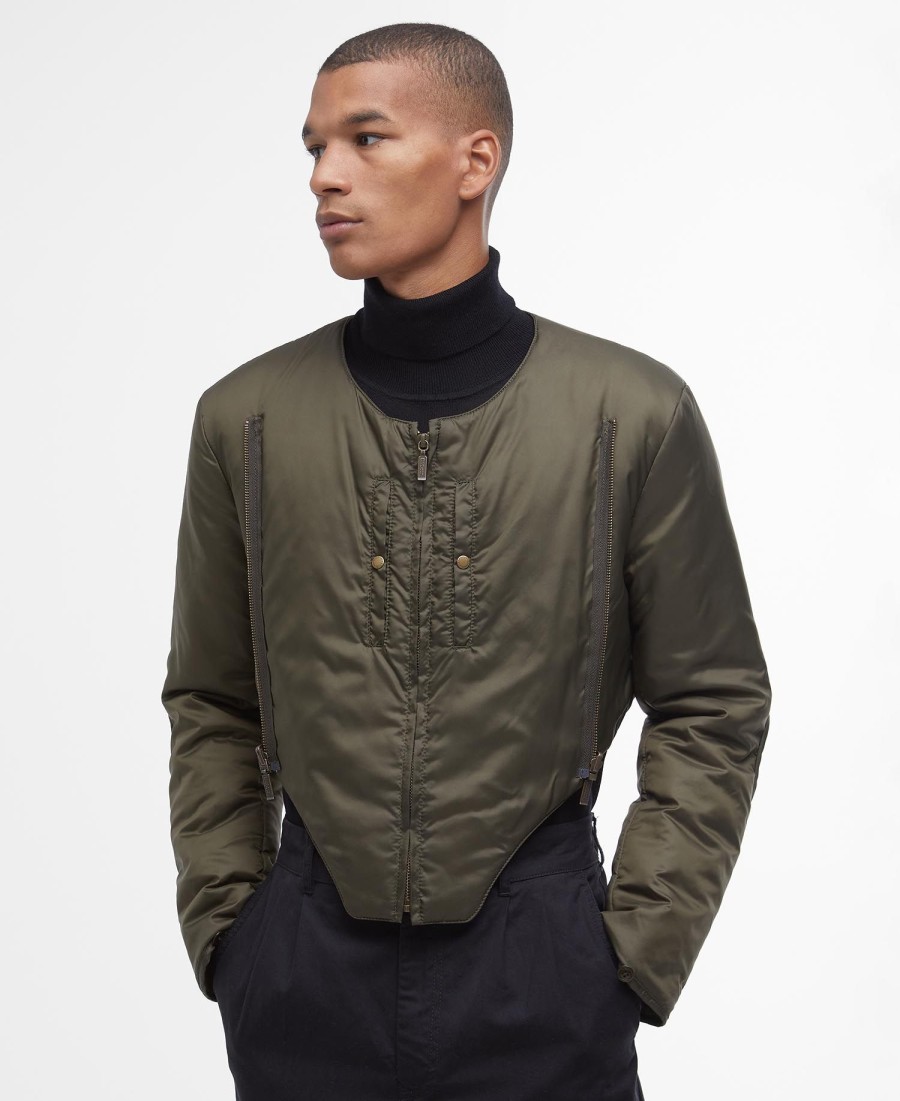 barbour x to ki to wax riding coat