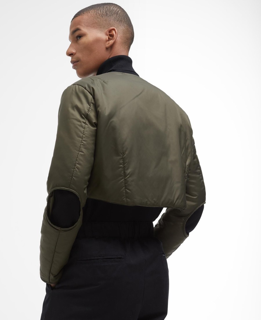 barbour x to ki to wax riding coat