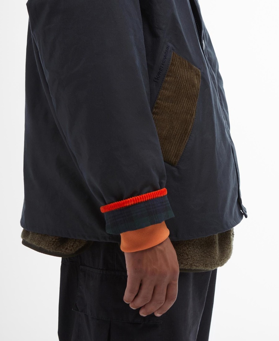 kurtka woskowana barbour x flower mountain oversized
