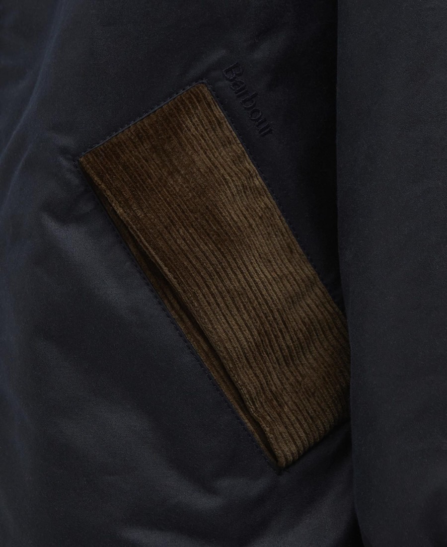 kurtka woskowana barbour x flower mountain oversized