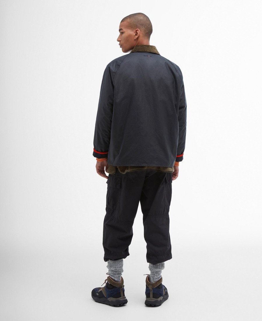 kurtka woskowana barbour x flower mountain oversized