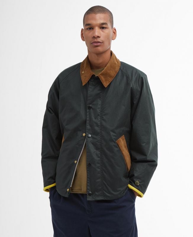 kurtka woskowana barbour x flower mountain oversized