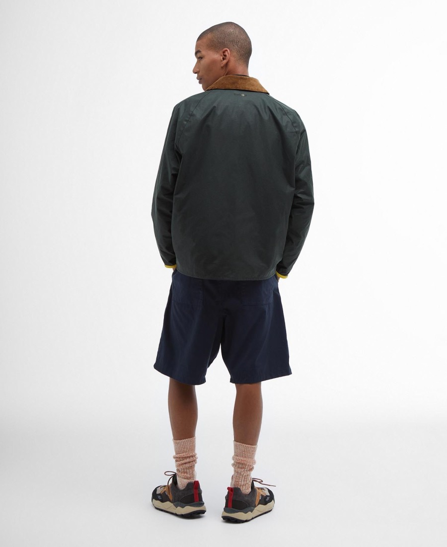 kurtka woskowana barbour x flower mountain oversized