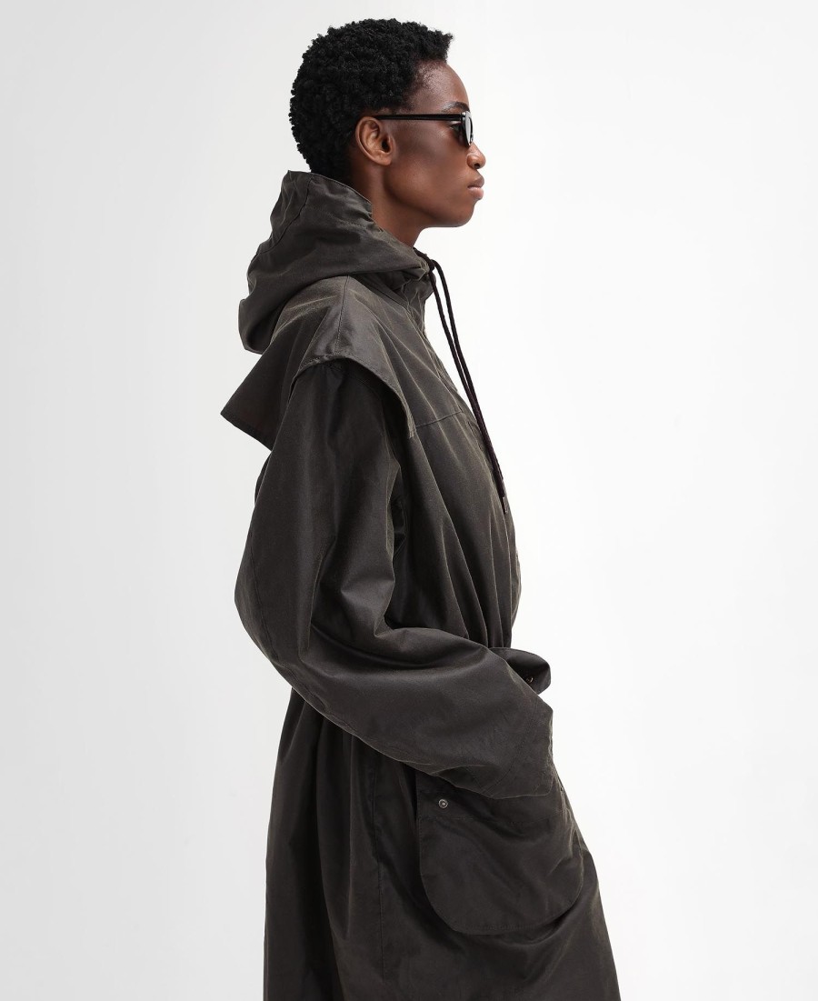 barbour the edit autorstwa alexa liam woskowana parka