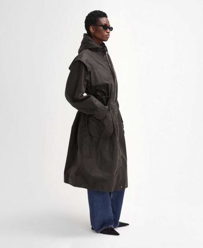 barbour the edit autorstwa alexa liam woskowana parka