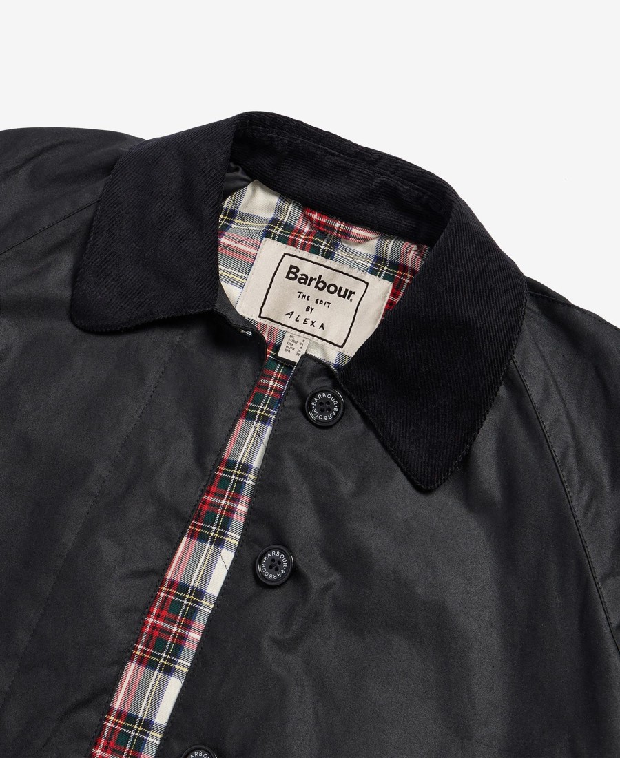 barbour the edit autorstwa alexy dorothy wax jacket