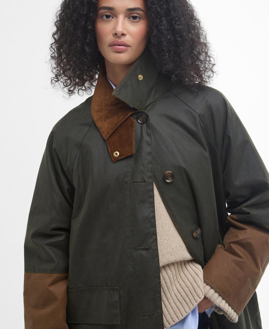 marion wax car coat
