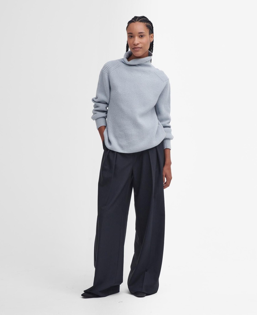sweter nora z golfem